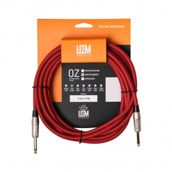 Шнур Jack-Jack LEEM FAS-5(RD/BK) 105737